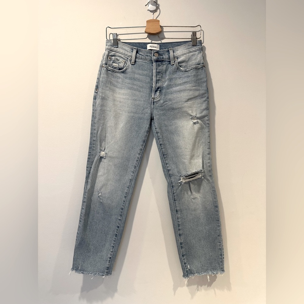Pistola Women's High Rise Slim Cigarette Jeans